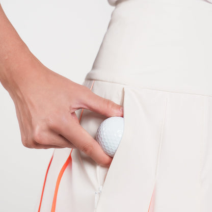 [TABB x Julie] Duo Skort | White / Orange