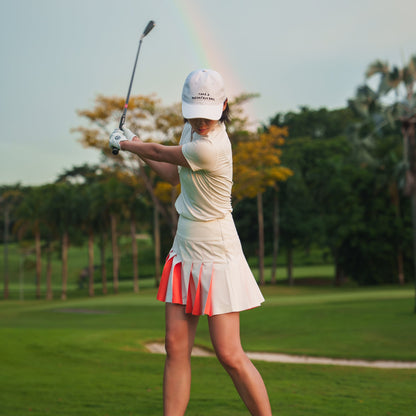 [TABB x Julie] Duo Skort | White / Orange